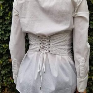 White Socialite Long sleeve dress, size M.